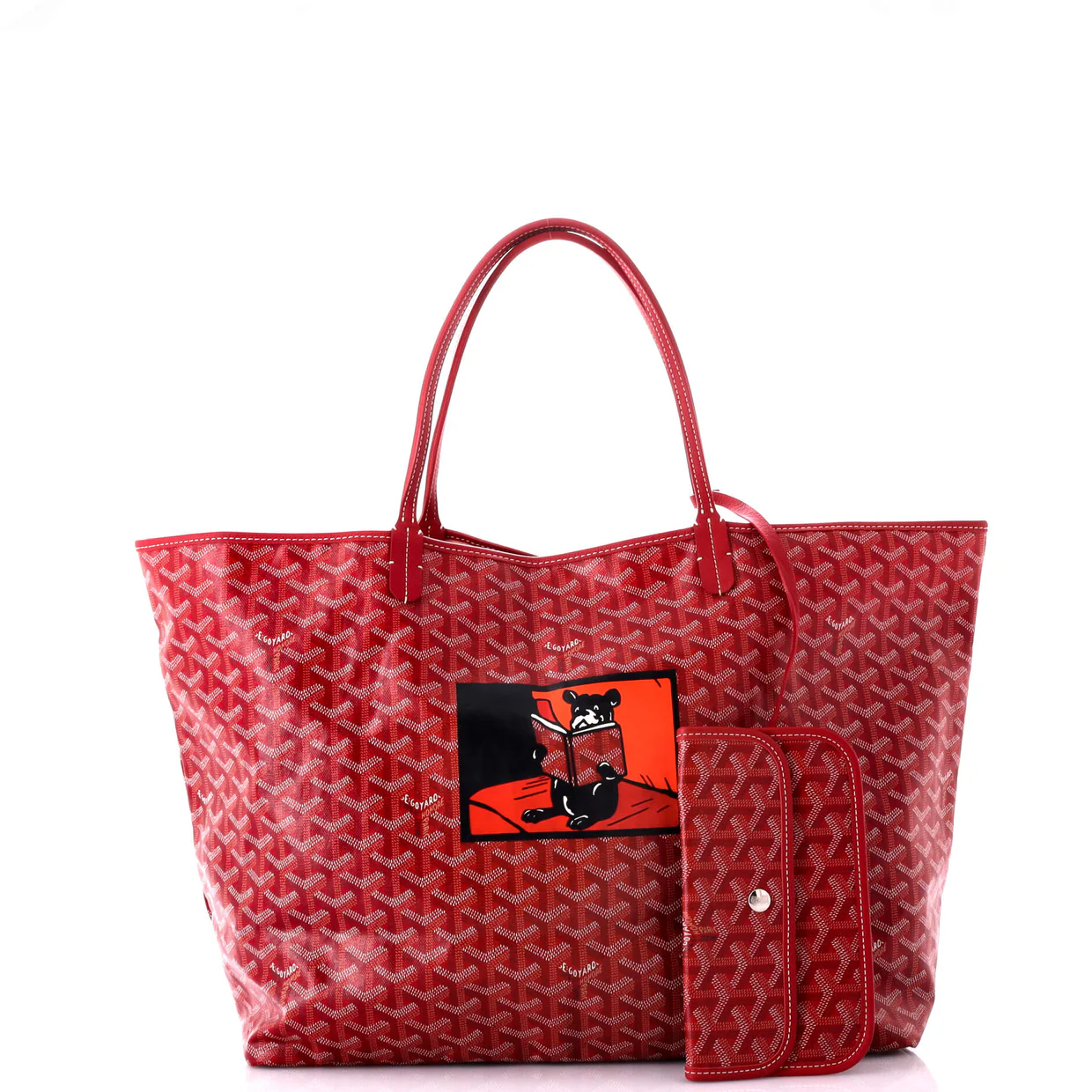 Saint Louis Tote Printed Coated Canvas GM - Deep Luxury