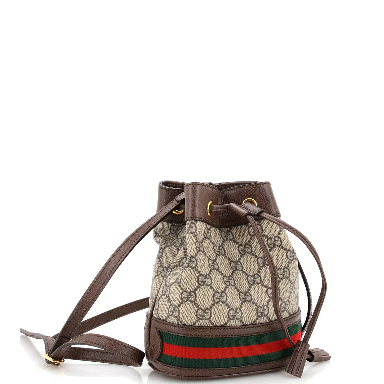 Ophidia Bucket Bag GG Coated Canvas Mini - Deep Luxury