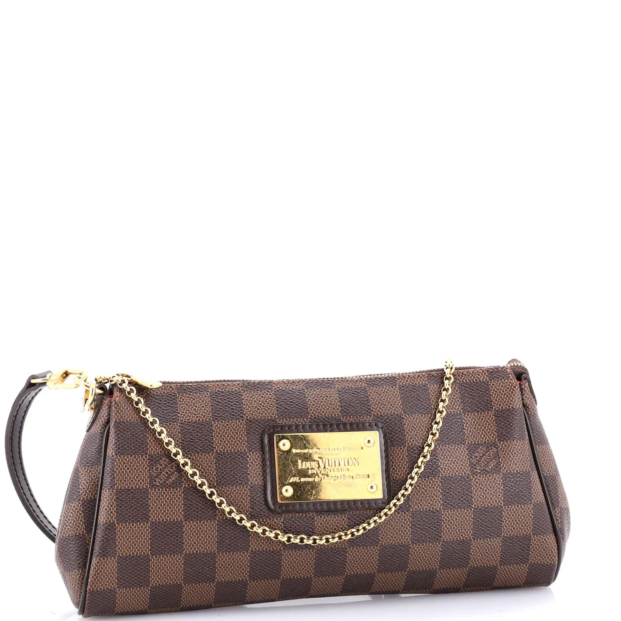 Eva Handbag Damier - Deep Luxury