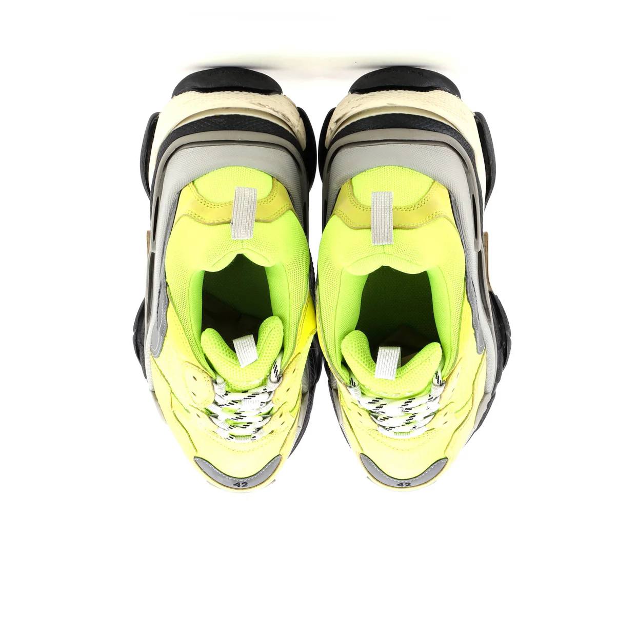Men's Triple S Sneakers Fabric and Mesh with Faux Leather - Deep Luxury
