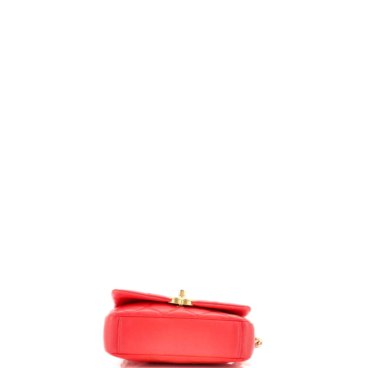 Chain Is More Flap Bag Quilted Lambskin Small - Deep Luxury