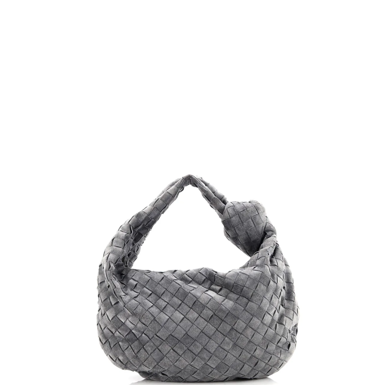 BV Jodie Hobo Intrecciato Suede Teen - Deep Luxury