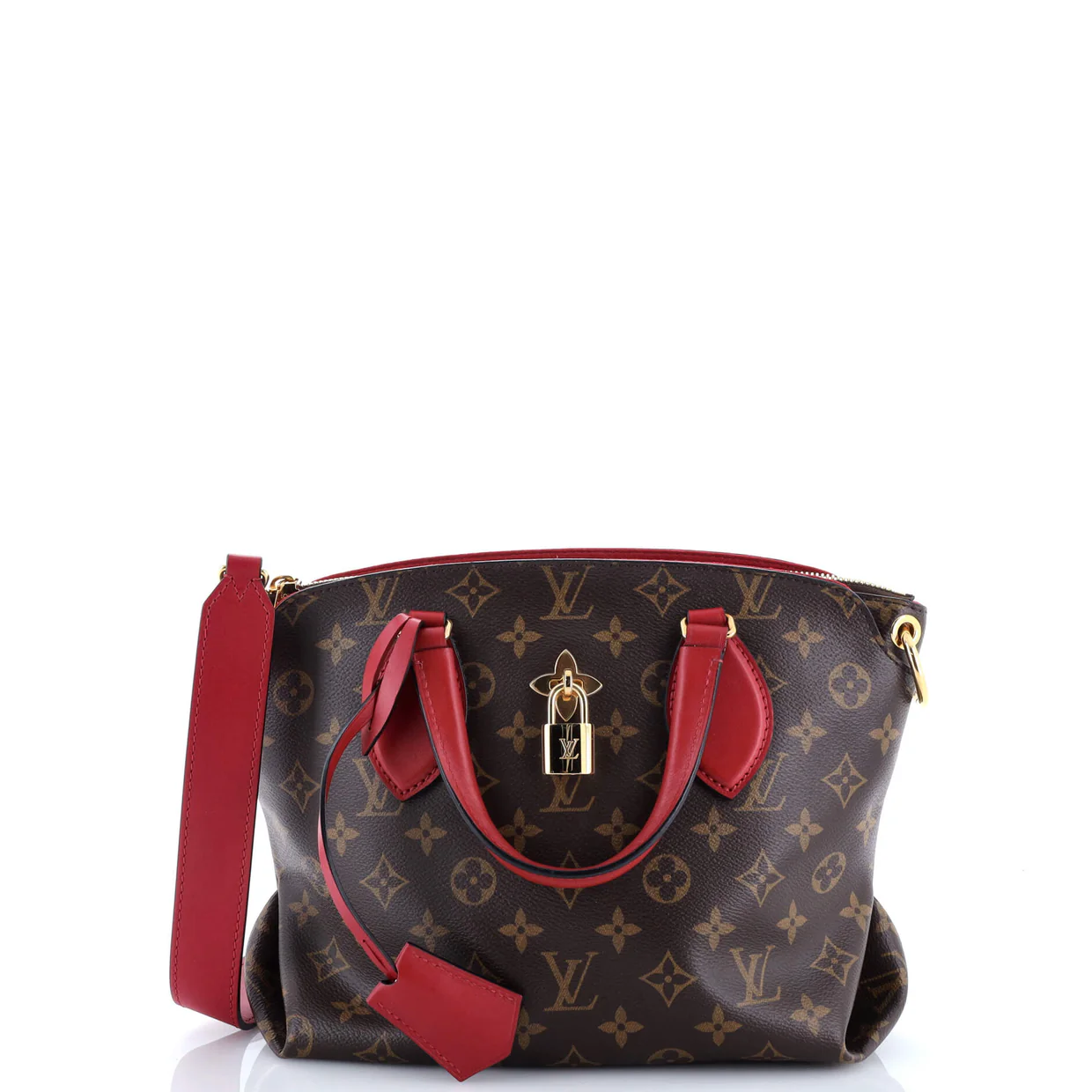 Flower Zipped Tote Monogram Canvas PM - Deep Luxury