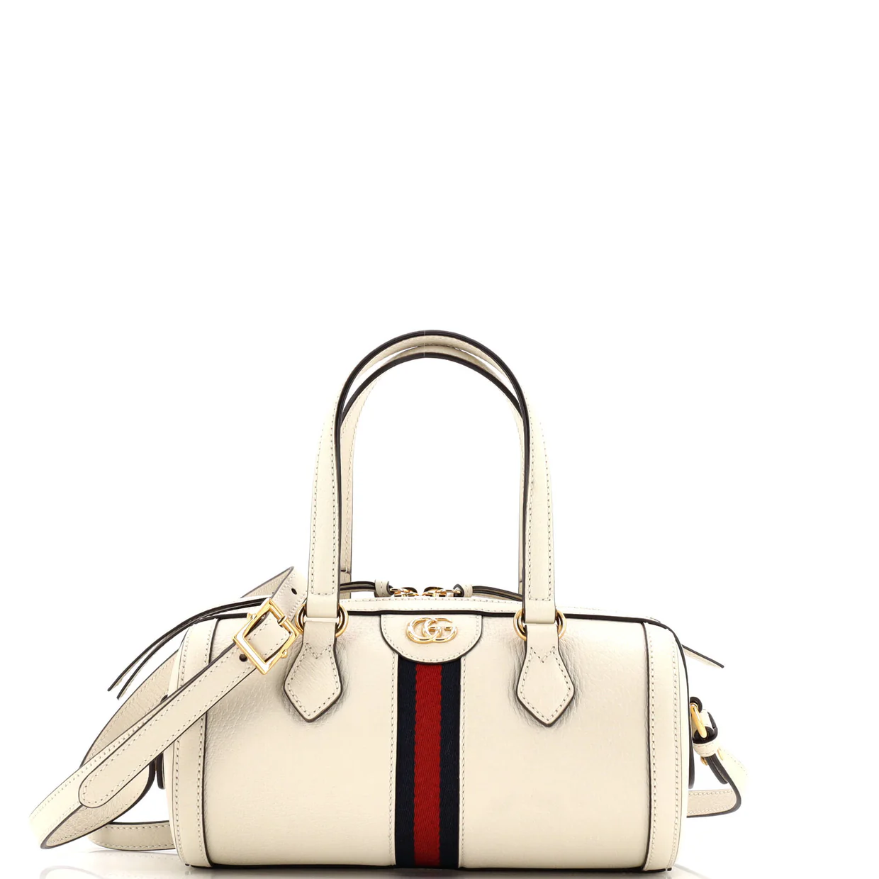 Ophidia Boston Bag Leather Small - Deep Luxury