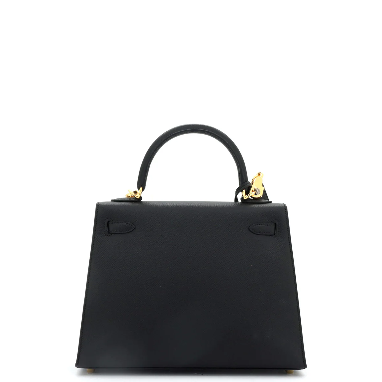 Kelly Handbag Noir Epsom with Gold Hardware 25 - Deep Luxury