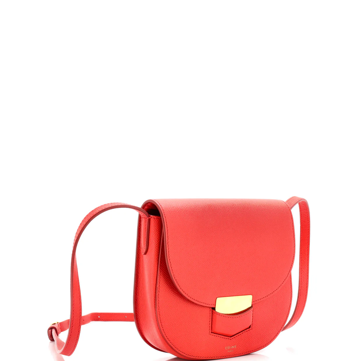 Trotteur Crossbody Bag Grainy Leather Small - Deep Luxury