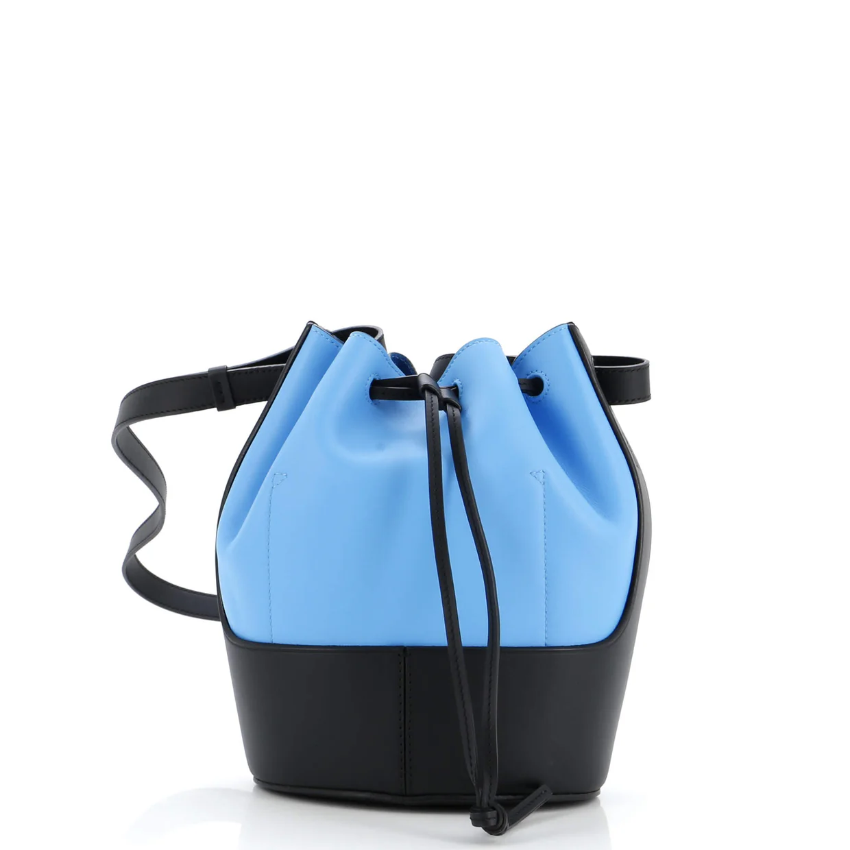 Balloon Bucket Bag Leather Small - Deep Luxury