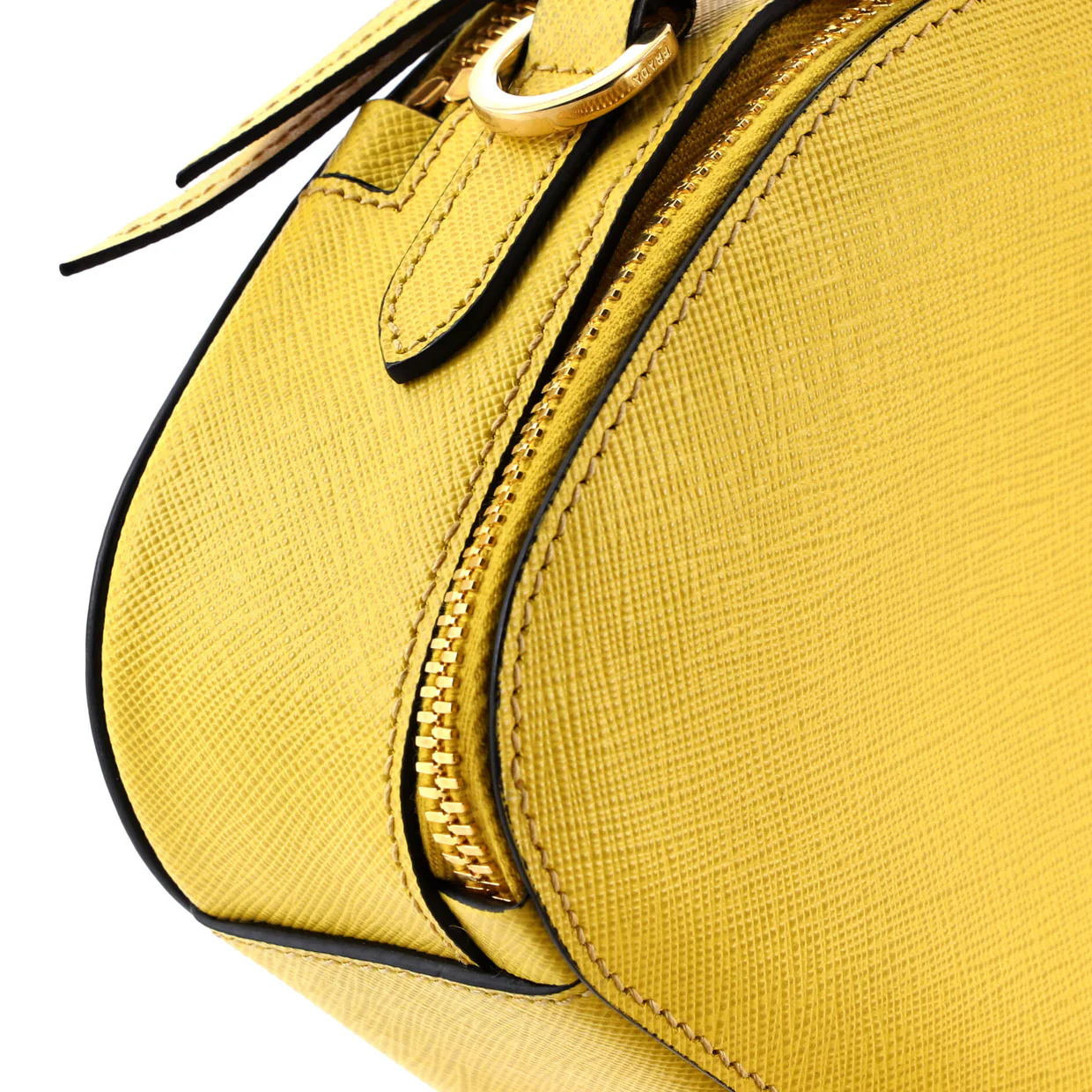 Odette Top Handle Bag Saffiano Leather Small - Deep Luxury
