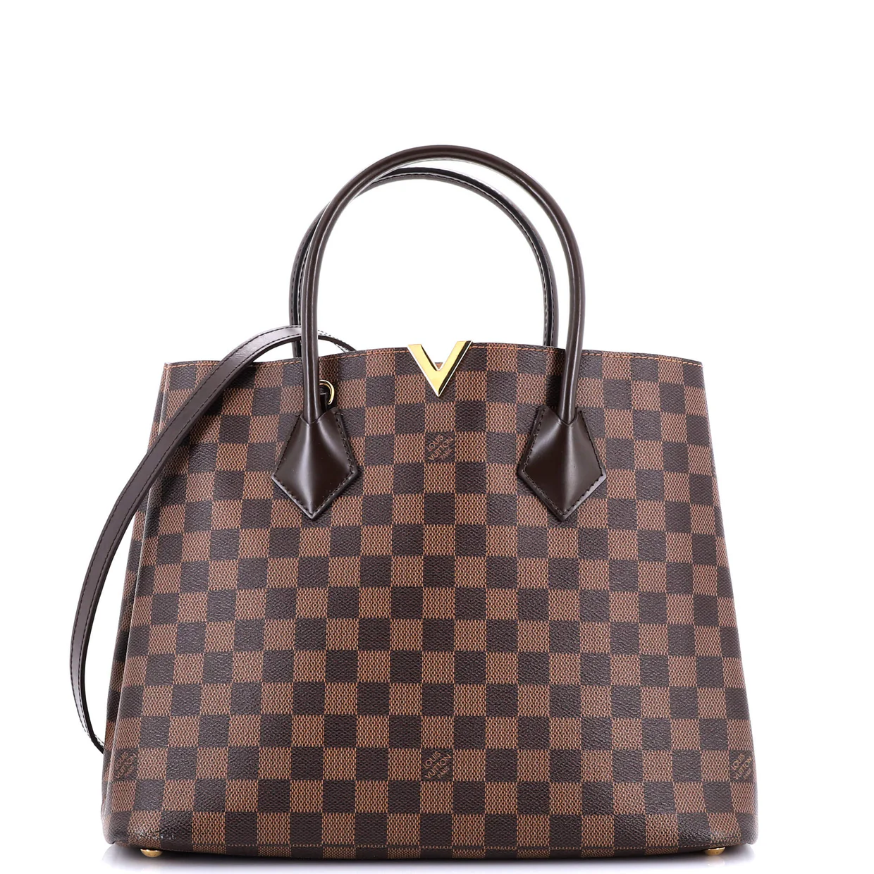 Kensington Handbag Damier - Deep Luxury