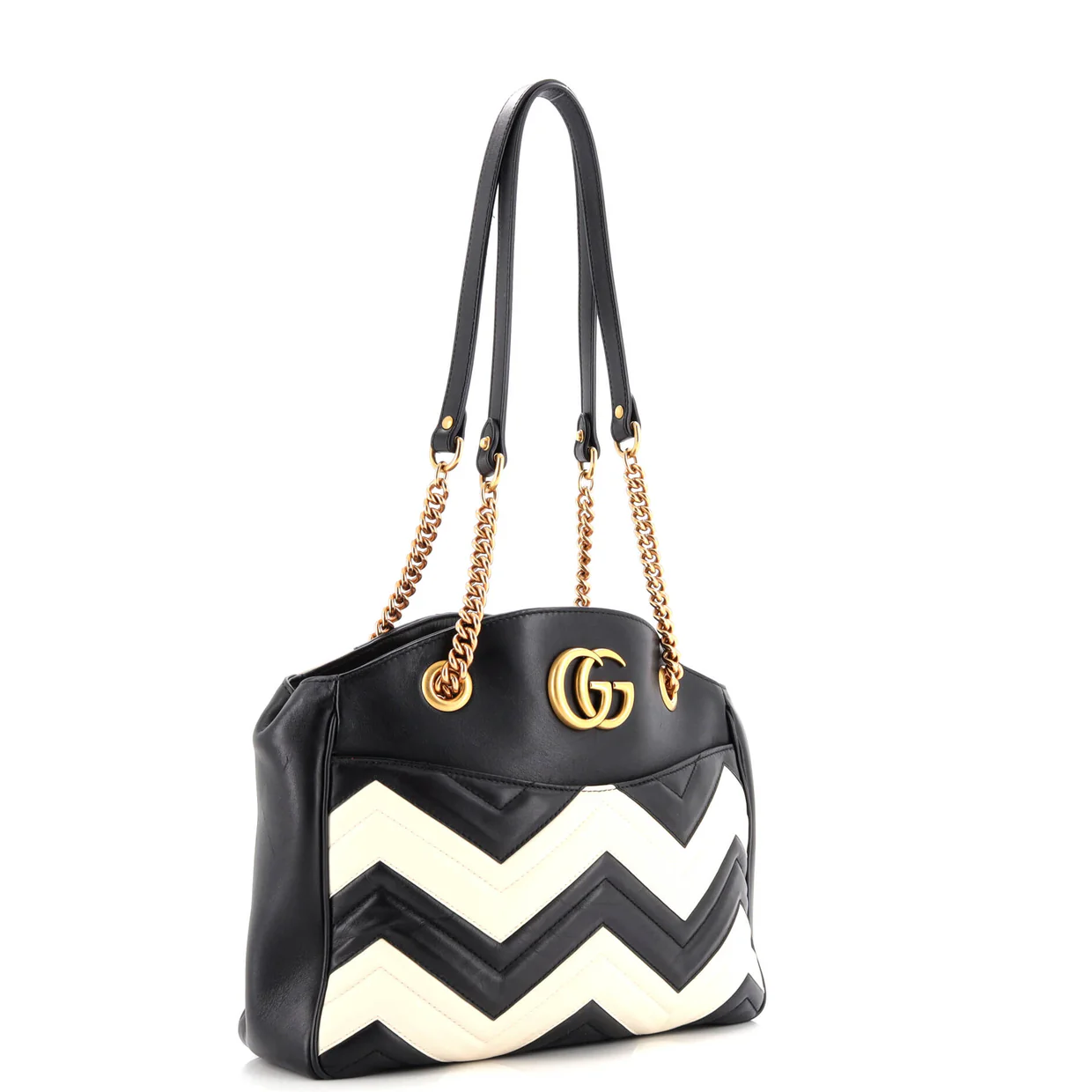 GG Marmont Chain Tote Matelasse Leather Medium - Deep Luxury