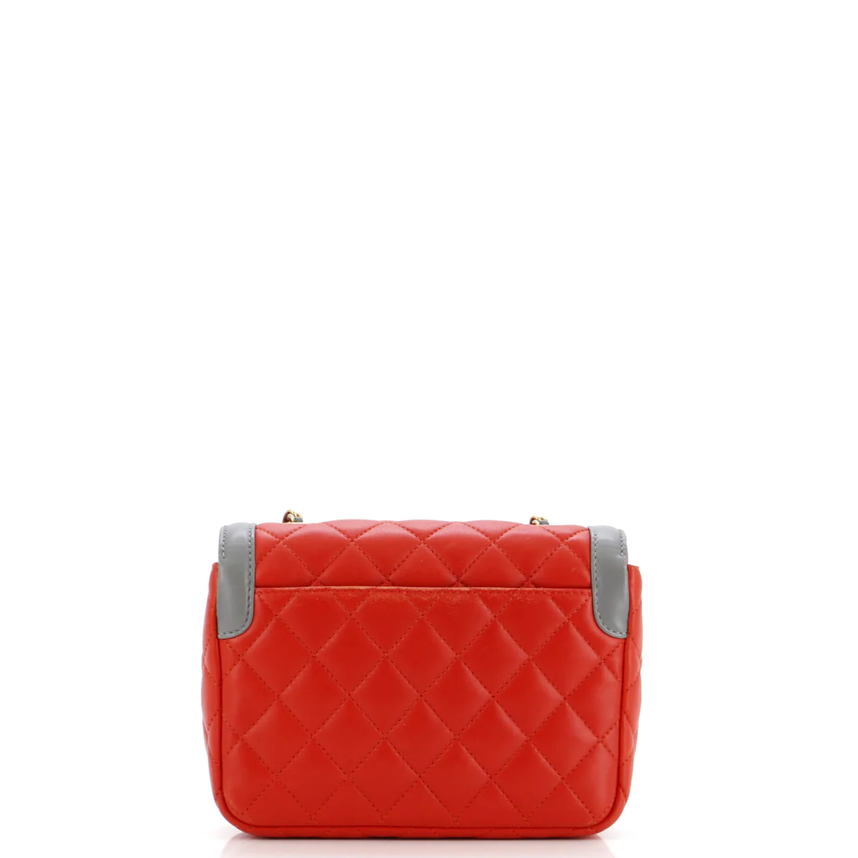 Two Tone Flap Bag Quilted Lambskin Mini - Deep Luxury