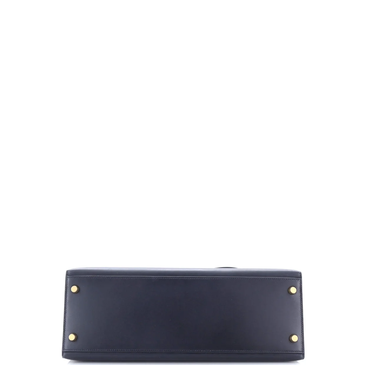Kelly Handbag Bleu Marine Box Calf with Gold Hardware 32 - Deep Luxury