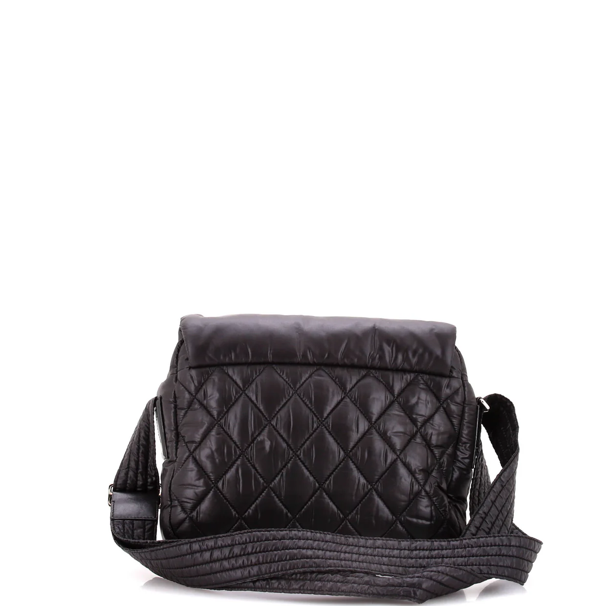 Coco Cocoon Messenger Bag Quilted Nylon Medium - Deep Luxury