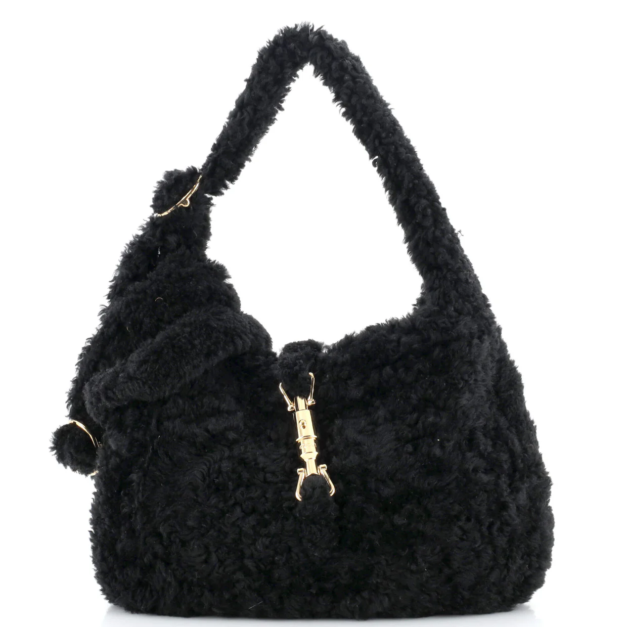 Jackie 1961 Hobo Shearling Small - Deep Luxury