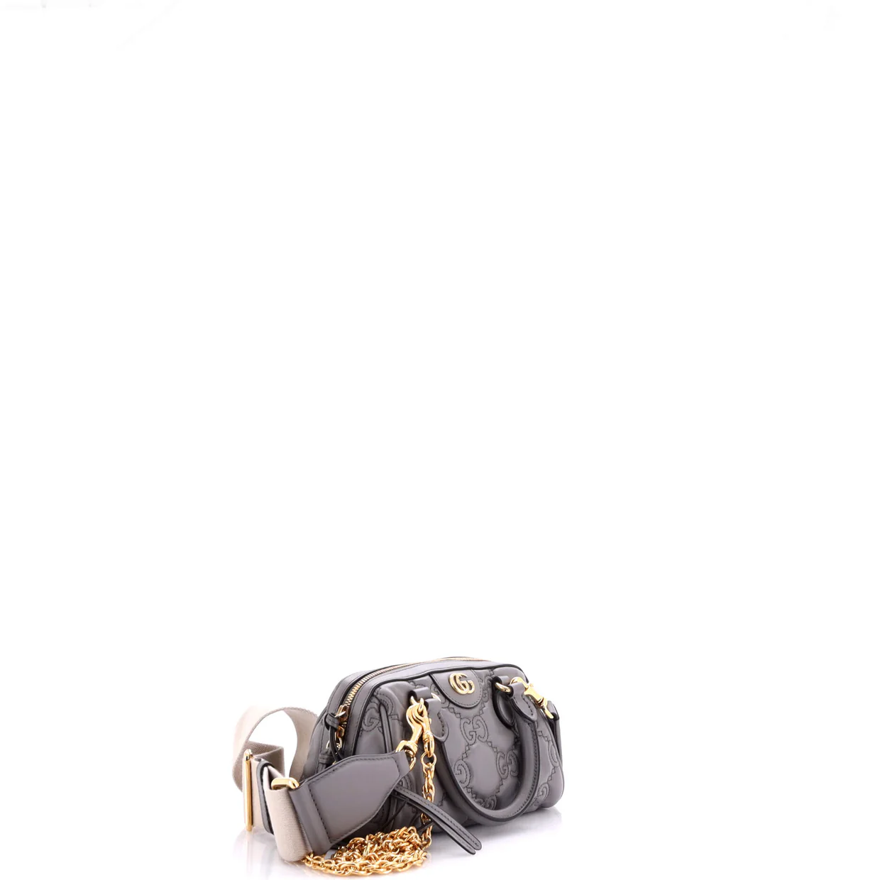 Ophidia Convertible Boston Top Handle Bag GG Matelasse Leather Mini - Deep Luxury