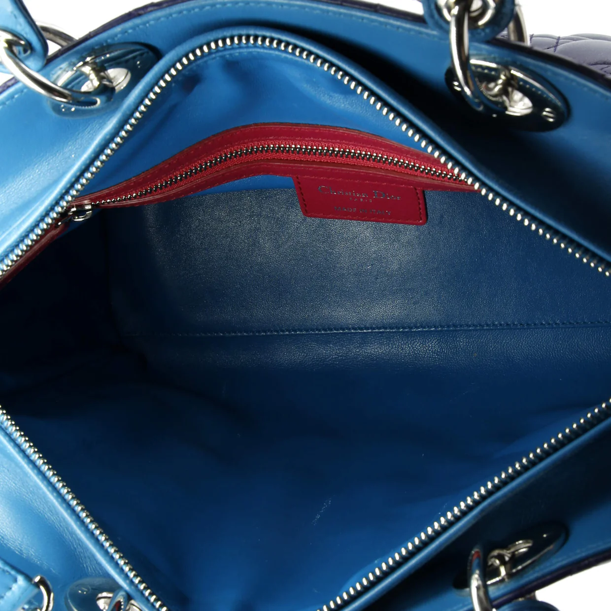 Lady Dior Bag Cannage Quilt Lambskin Large - Deep Luxury