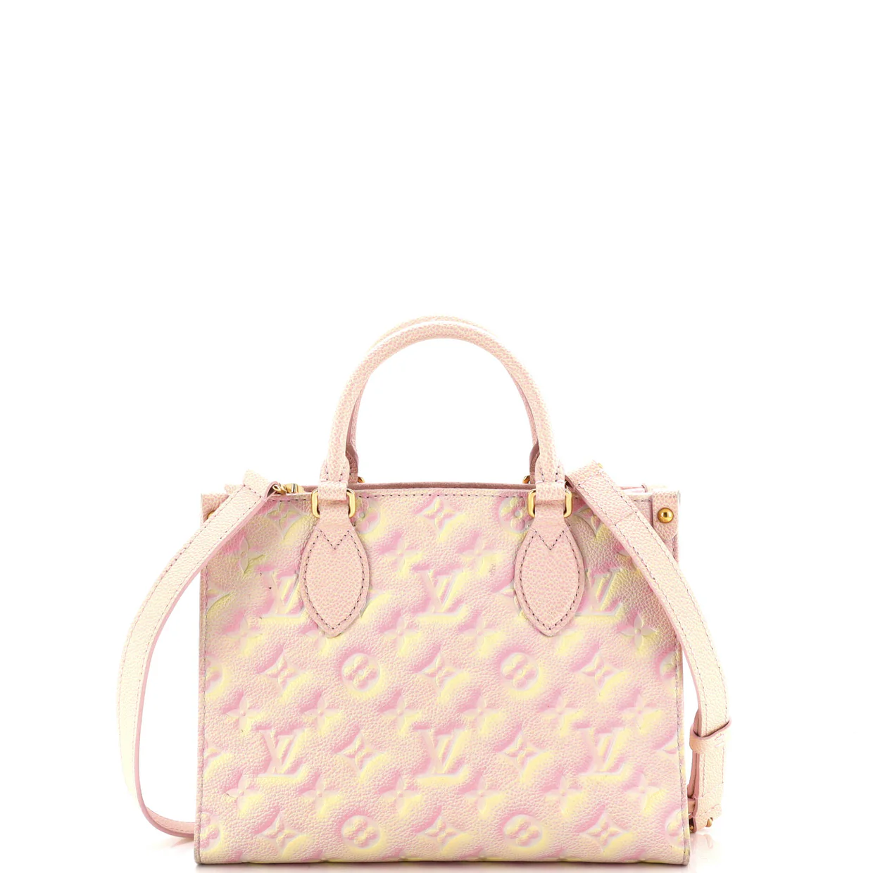 OnTheGo Tote Stardust Monogram Empreinte Leather PM - Deep Luxury