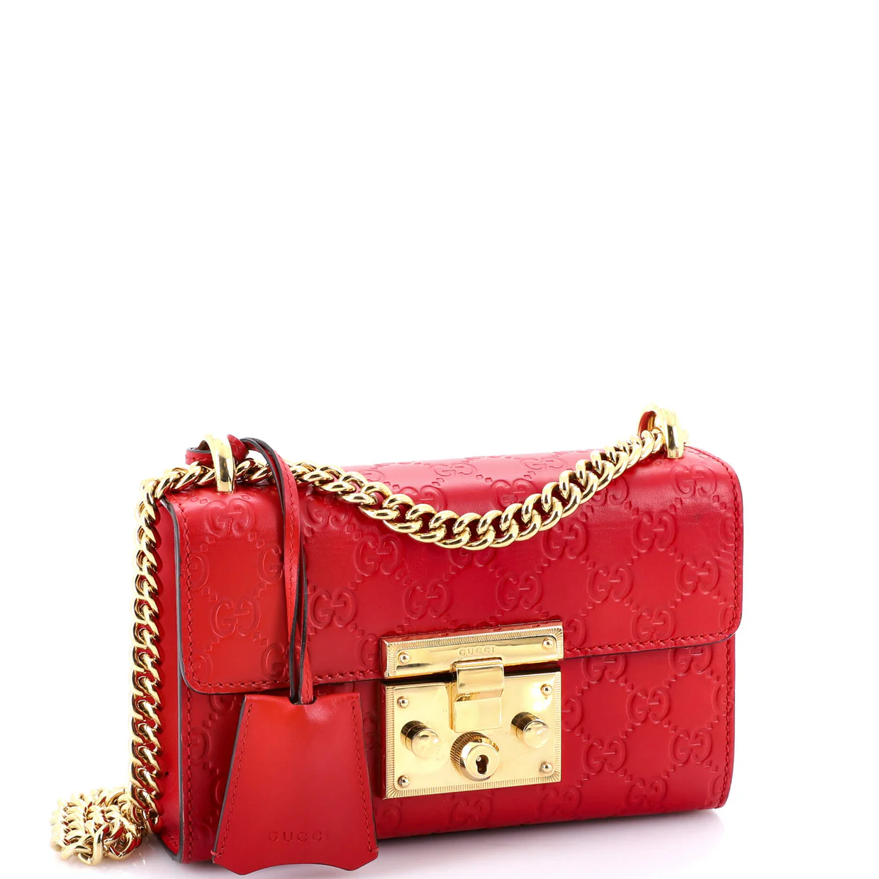 Padlock Shoulder Bag Guccissima Leather Small - Deep Luxury