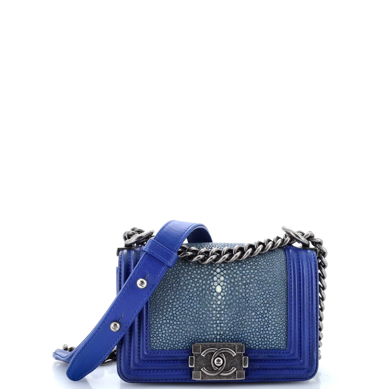 Boy Flap Bag Stingray Mini - Deep Luxury