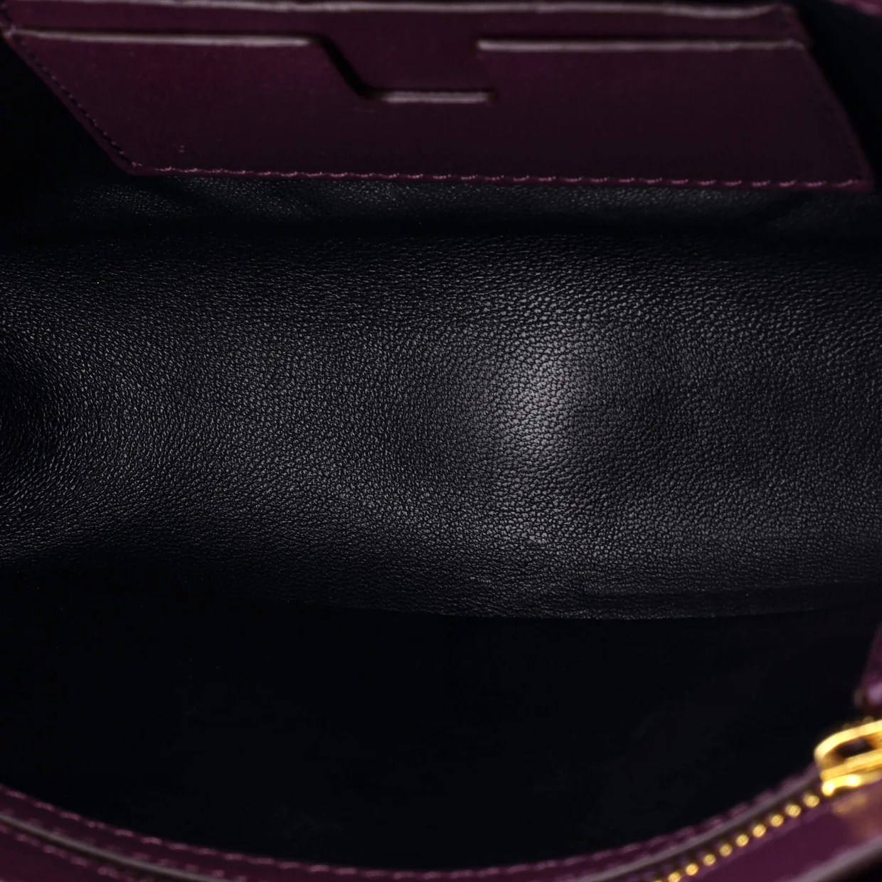 T Clasp Flap Shoulder Bag Leather Medium - Deep Luxury