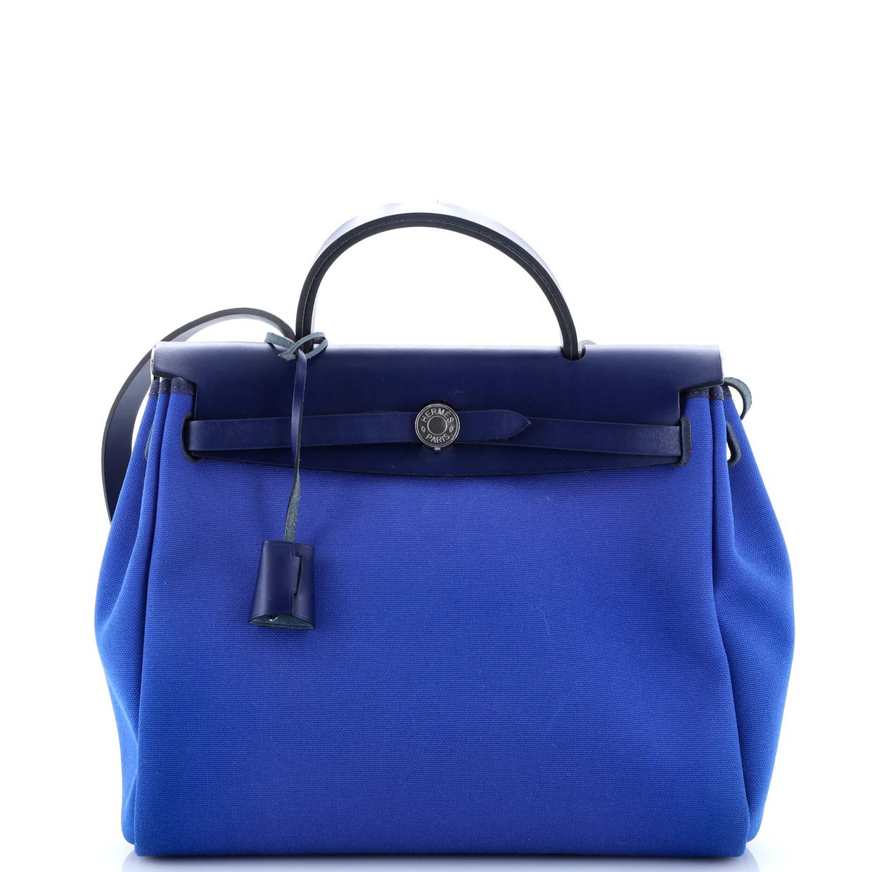 Herbag Zip Leather and Toile 31 - Deep Luxury