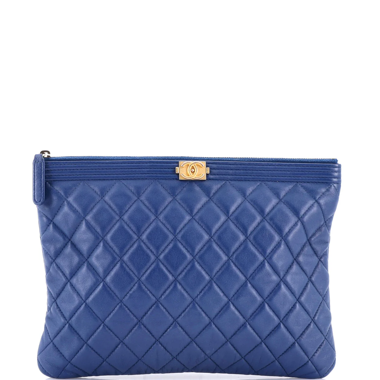 Boy O Case Clutch Quilted Lambskin Medium - Deep Luxury