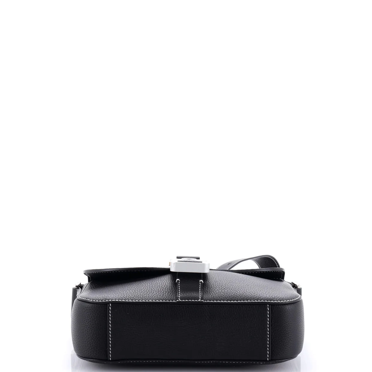 Saddle Buckle Flap Messenger Bag Leather Mini - Deep Luxury