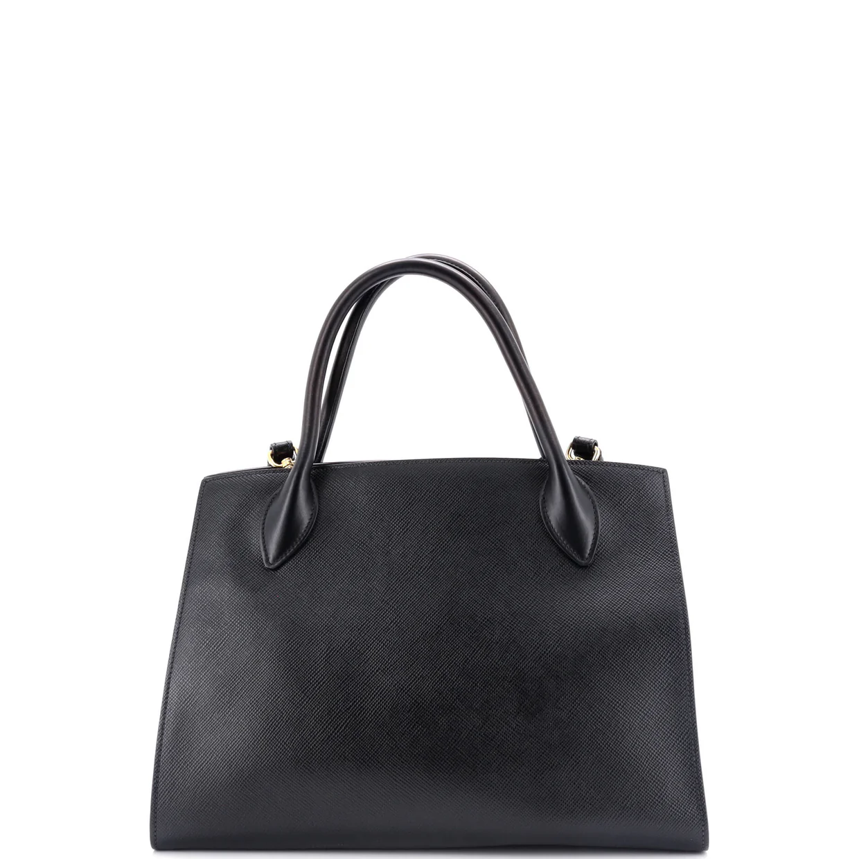Monochrome Tote Saffiano with City Calf Medium - Deep Luxury