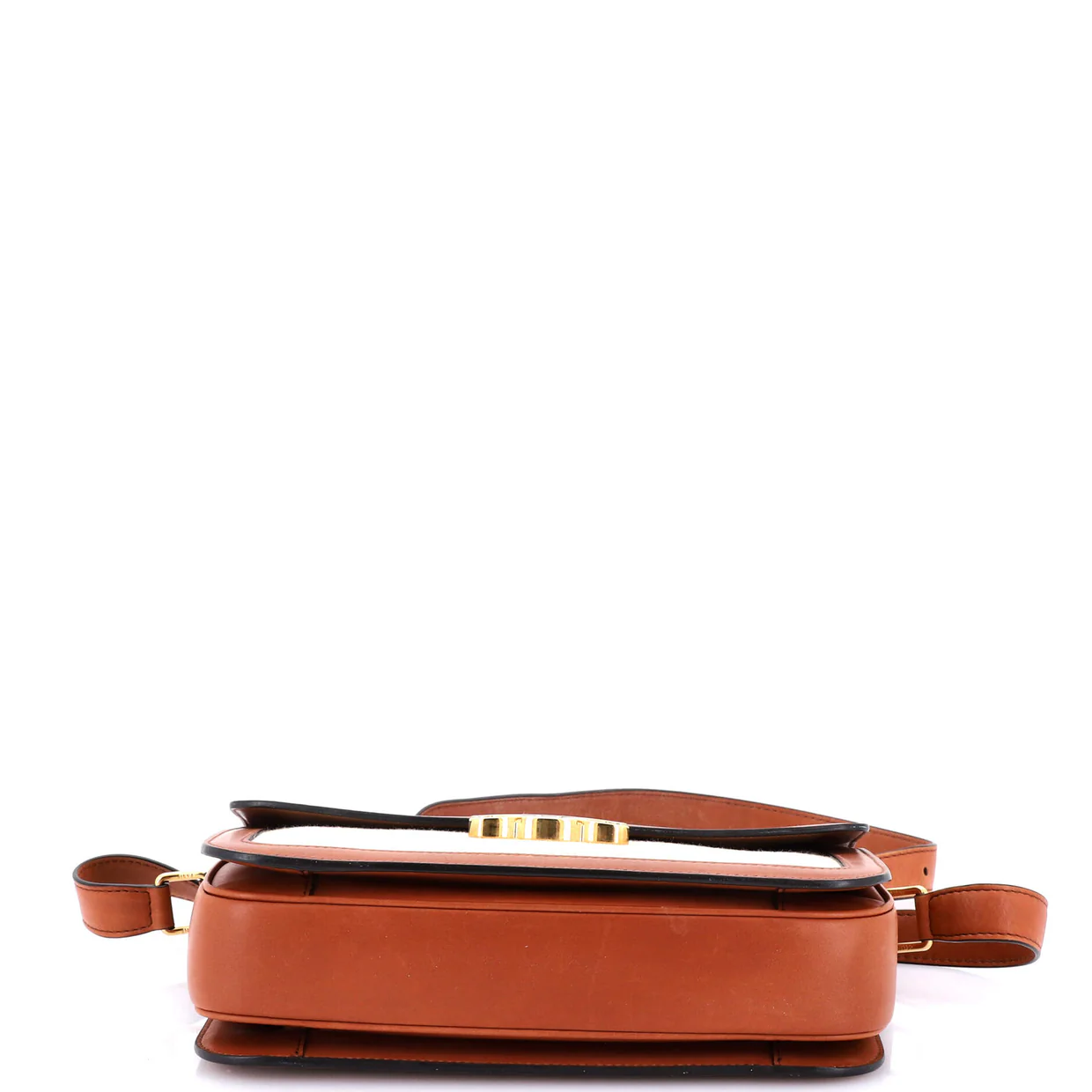 Triomphe Shoulder Bag Canvas with Leather Medium - Deep Luxury