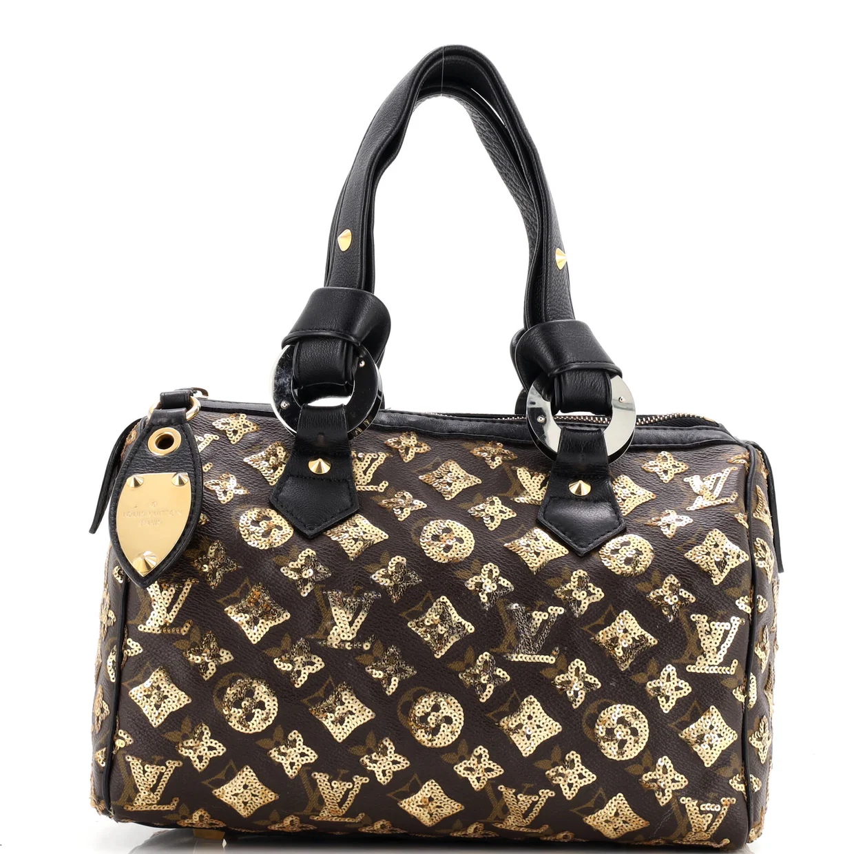 Speedy Handbag Limited Edition Monogram Eclipse Sequins 28 - Deep Luxury