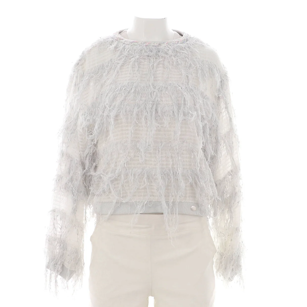 Women's Fringe Sweater Cotton Blend - Deep Luxury