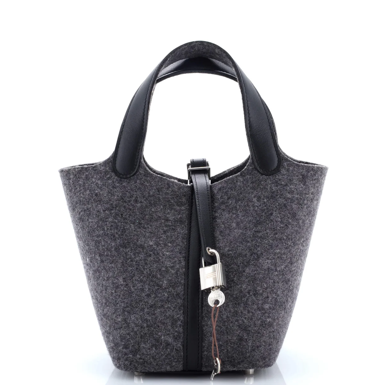 Picotin Lock Bag Felt with Leather PM - Deep Luxury
