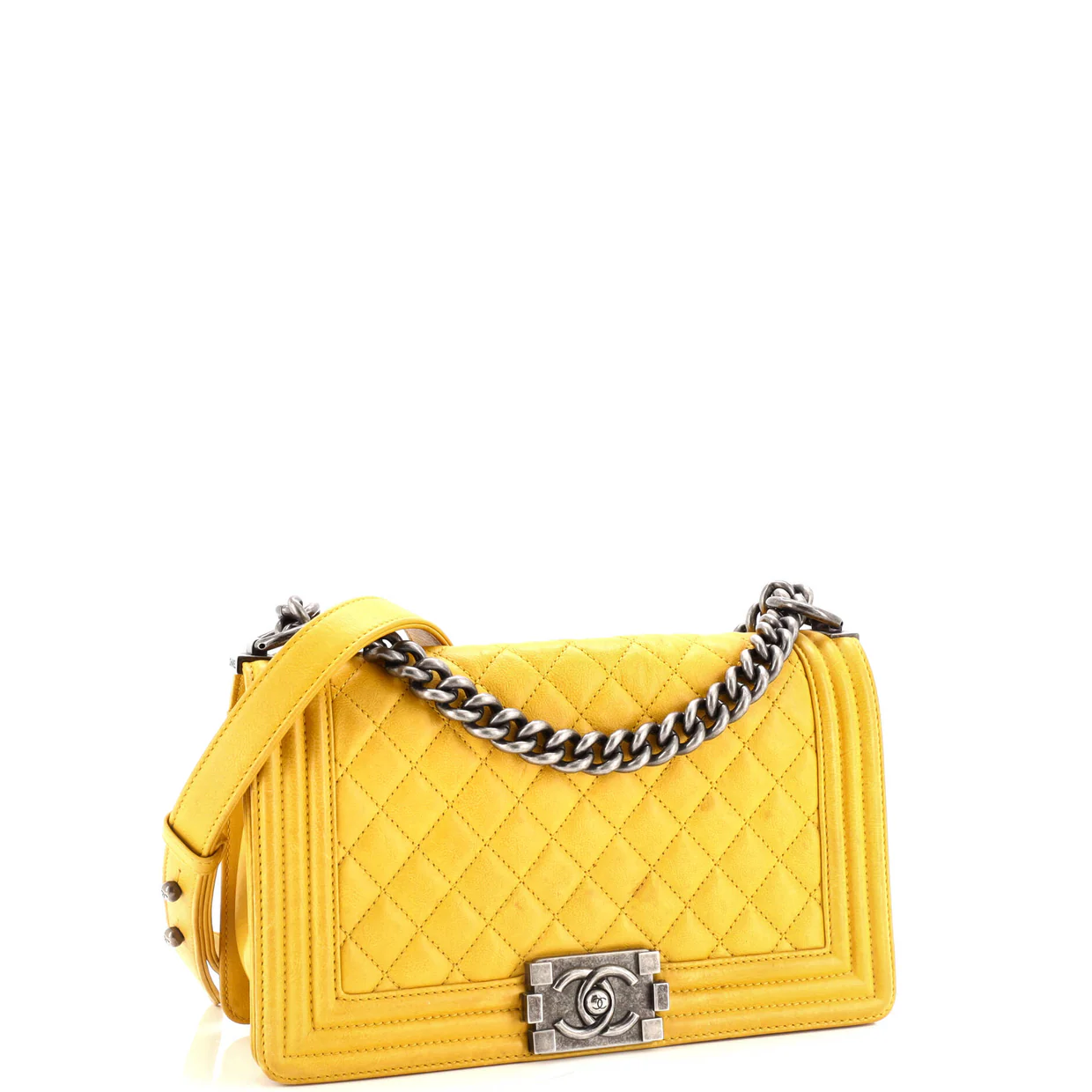 Boy Flap Bag Quilted Calfskin Old Medium - Deep Luxury