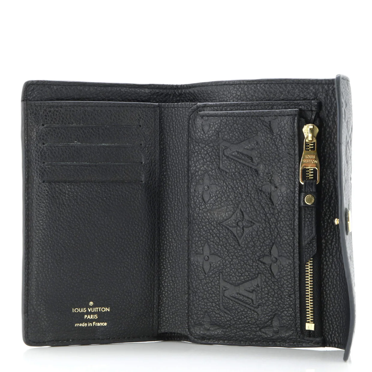 Curieuse Wallet Monogram Empreinte Leather Compact - Deep Luxury