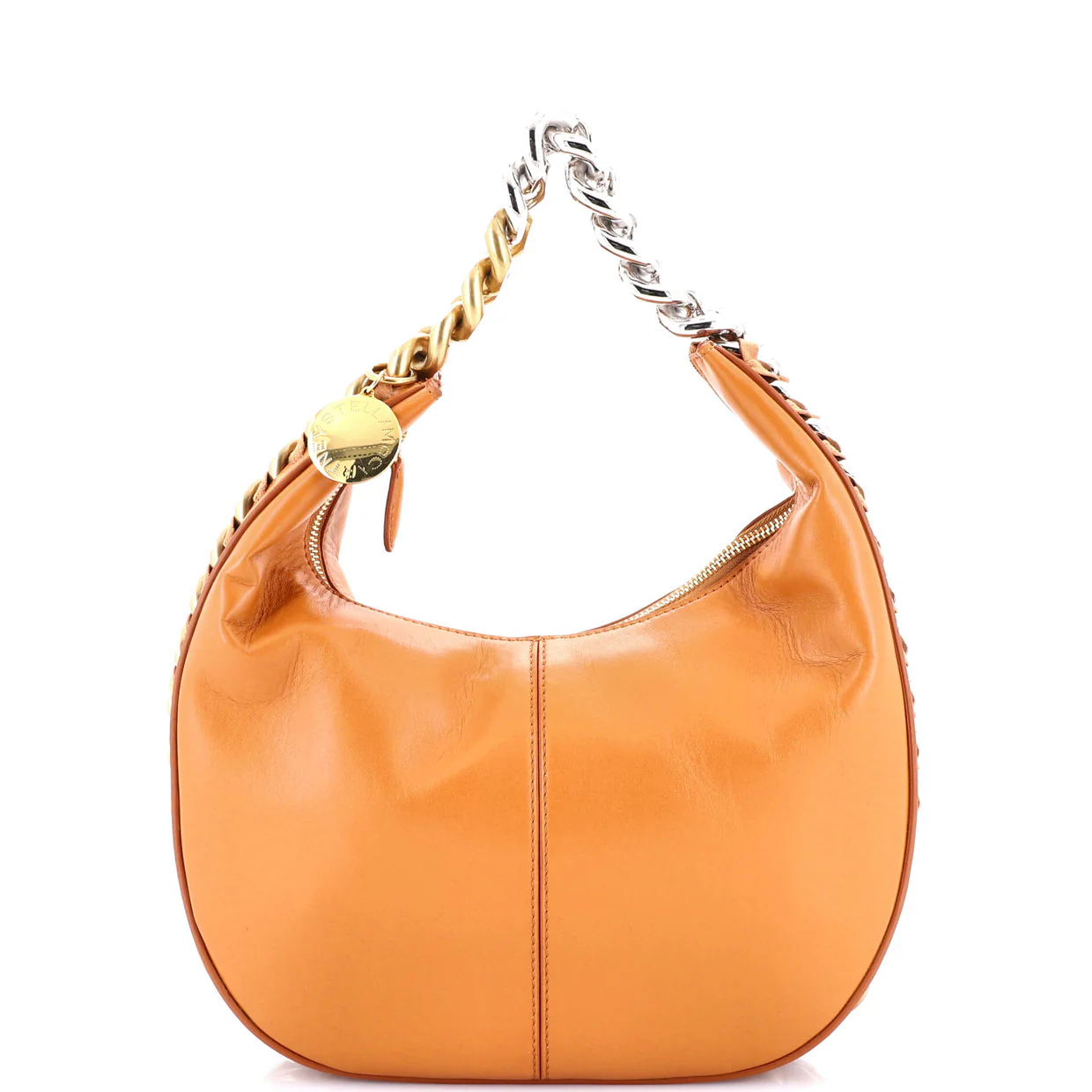 Frayme Zipped Hobo Bag Faux Leather Small - Deep Luxury