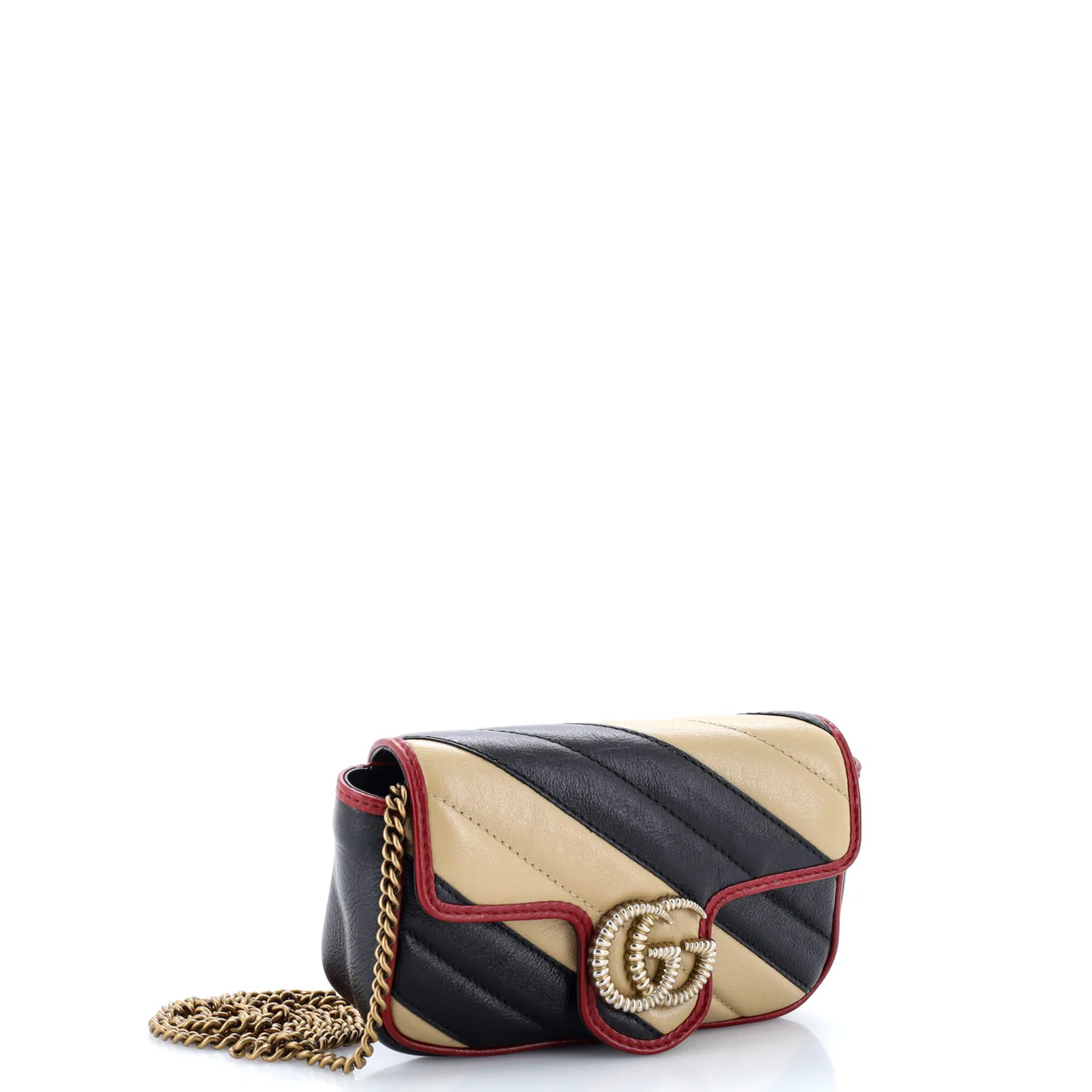 GG Marmont Flap Bag Diagonal Quilted Leather Super Mini - Deep Luxury