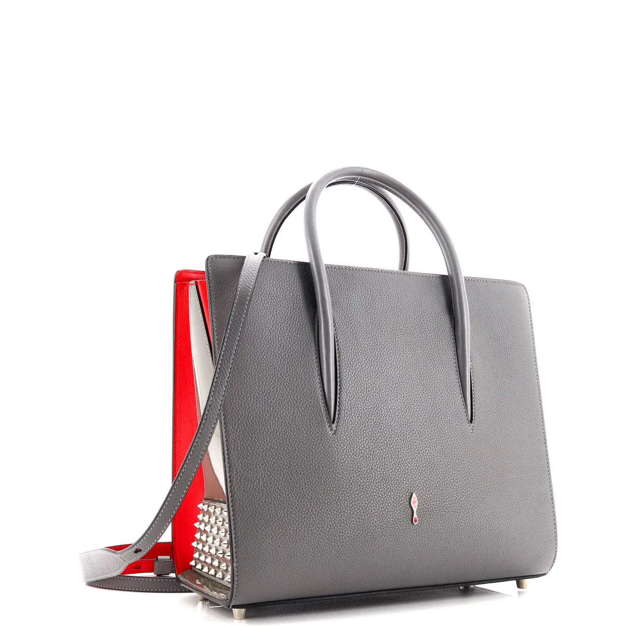 Paloma Tote Whipstitch Leather and Suede Medium - Deep Luxury