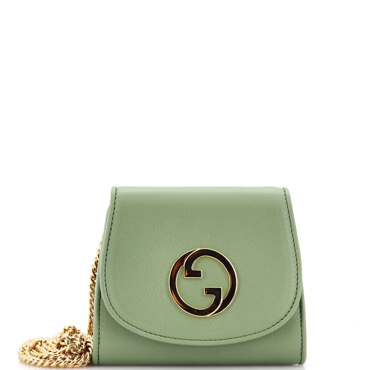 Blondie NM Wallet on Chain Leather Medium - Deep Luxury