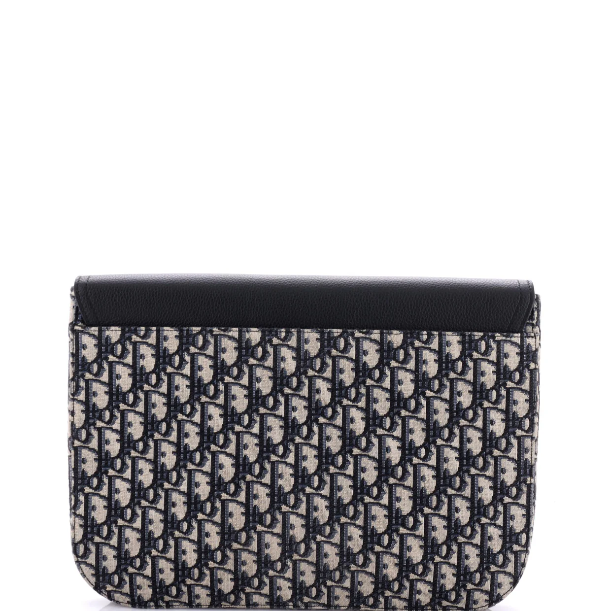 Saddle A4 Clutch Oblique Canvas and Leather - Deep Luxury