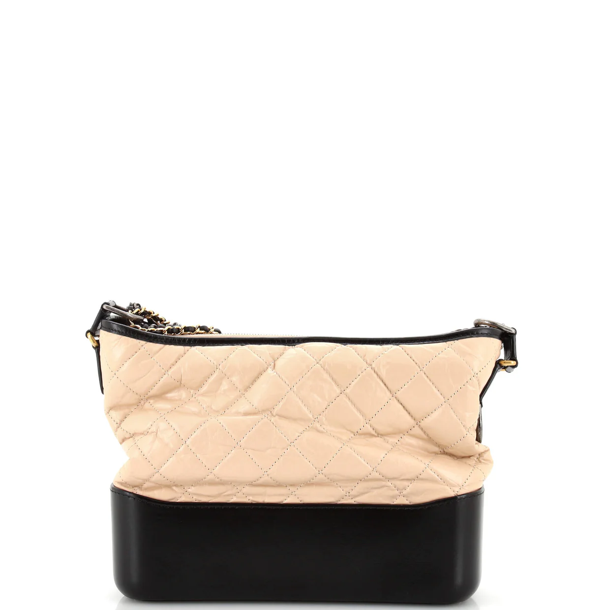 Gabrielle Hobo Quilted Aged Calfskin Medium - Deep Luxury