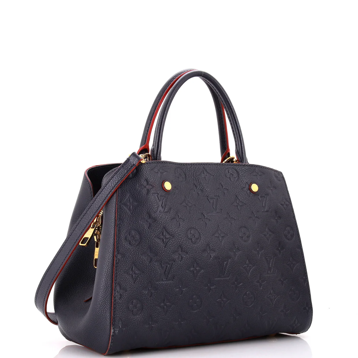 Montaigne Handbag Monogram Empreinte Leather MM - Deep Luxury