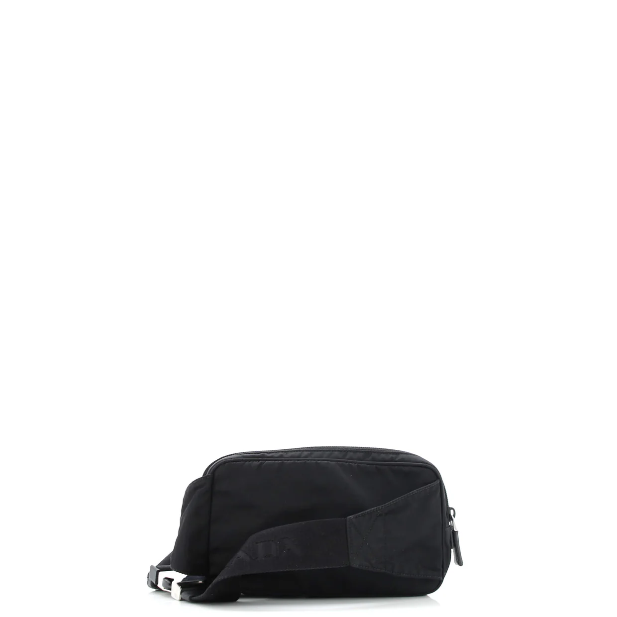 Front Pocket Belt Bag Re-Nylon with Saffiano Leather - Deep Luxury