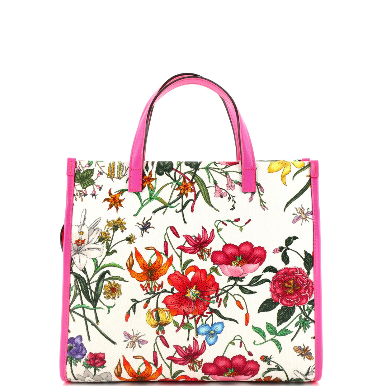Convertible Tote Flora Canvas Medium - Deep Luxury