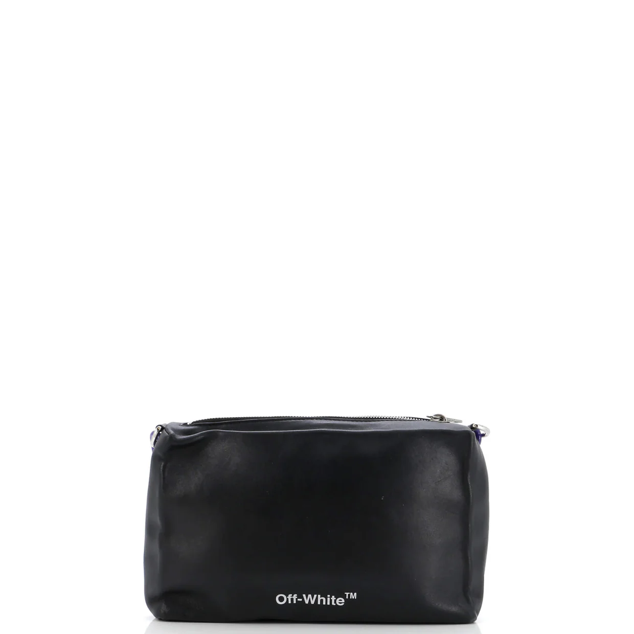 Block Pouch Shoulder Bag Printed Leather - Deep Luxury