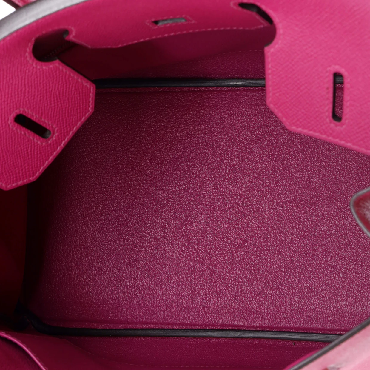 Birkin Handbag Rose Pourpre Epsom with Palladium Hardware 30 - Deep Luxury