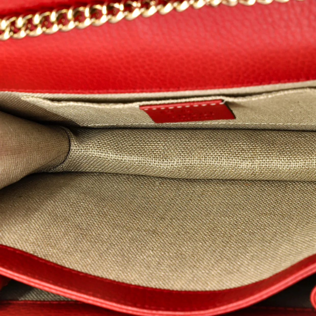 Interlocking Shoulder Bag Leather Small - Deep Luxury