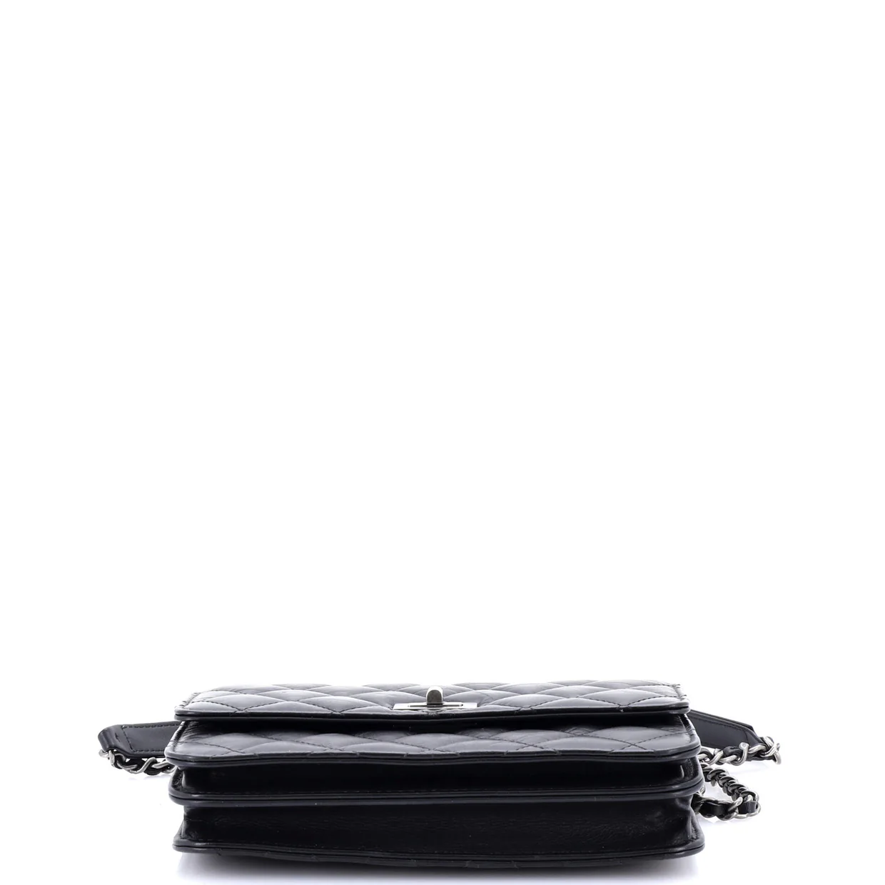 Reissue 2.55 Square Wallet on Chain Quilted Aged Calfskin - Deep Luxury