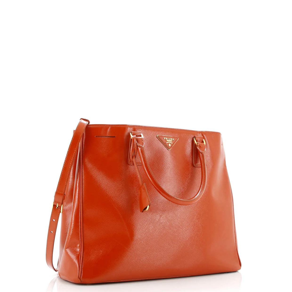 Gardener's Tote Vernice Saffiano Leather Large - Deep Luxury