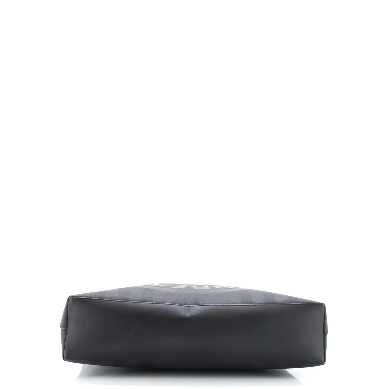 Logo Graphic Convertible Tote London Check Coated Canvas Large - Deep Luxury