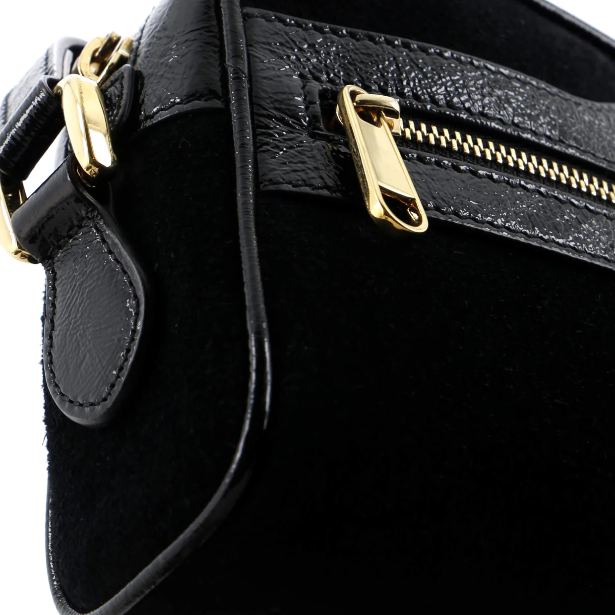 Ophidia Shoulder Bag Suede Mini - Deep Luxury